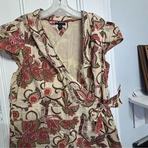 XL Tommy Hilfiger Wrap Dress with Paisley & Floral print